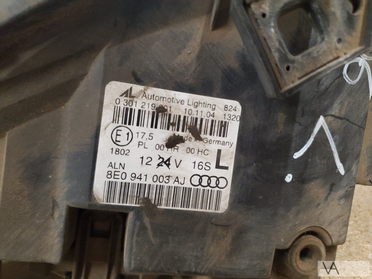 Audi A4 2004 - 2008 koplamp links oranje knipper 8e0941003aj, Gebruikt, -, -, -