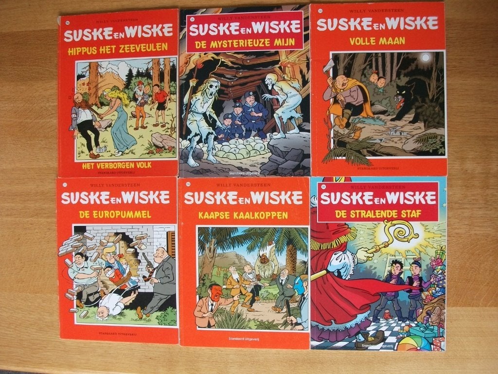 Diverse Suske en Wiske albums (totaal 38 stuks), Meerdere stripboeken, Ophalen of Verzenden, Gelezen