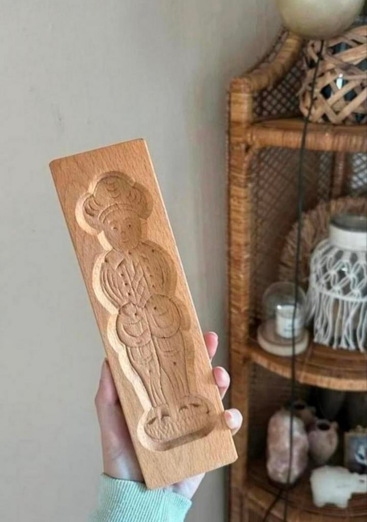 Houten speculaas plank van piet / mannetje, Antiek en Kunst, Antiek | Keukenbenodigdheden, Ophalen of Verzenden