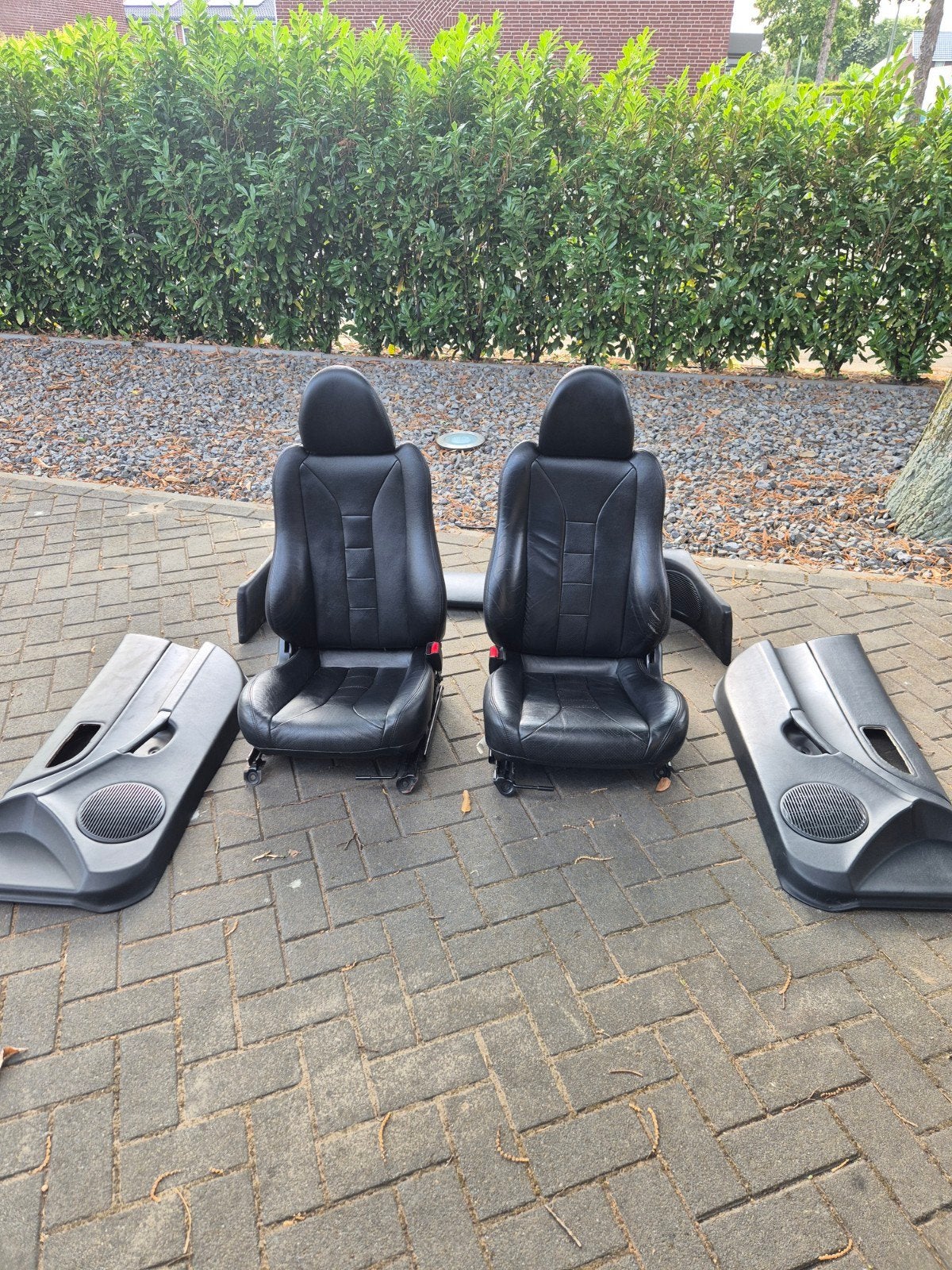 Leren stoelen en deurpanelen voor Honda Del Sol, Auto-onderdelen, Interieur en Bekleding, Ophalen, Gebruikt, Honda