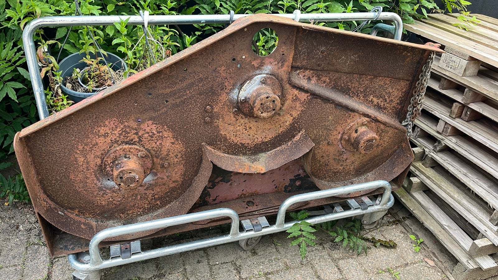 Maaidek 150cm Opknapper, Ophalen, Zo goed als nieuw, Gas