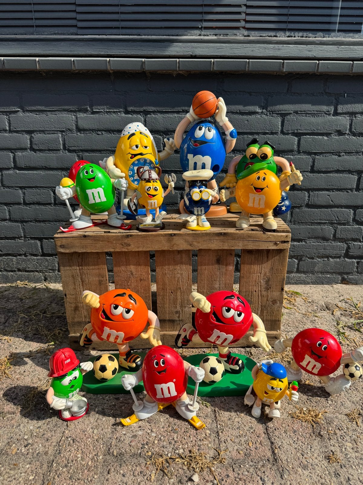 Grote collectie M&M's beeldjes - diverse sporten, Ophalen of Verzenden, Gebruikt
