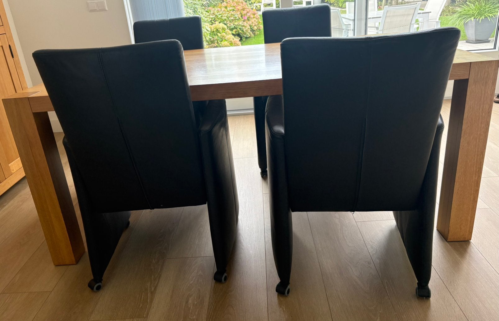 Eetkamerstoelen, Ophalen, Zo goed als nieuw, Zwart, Vier