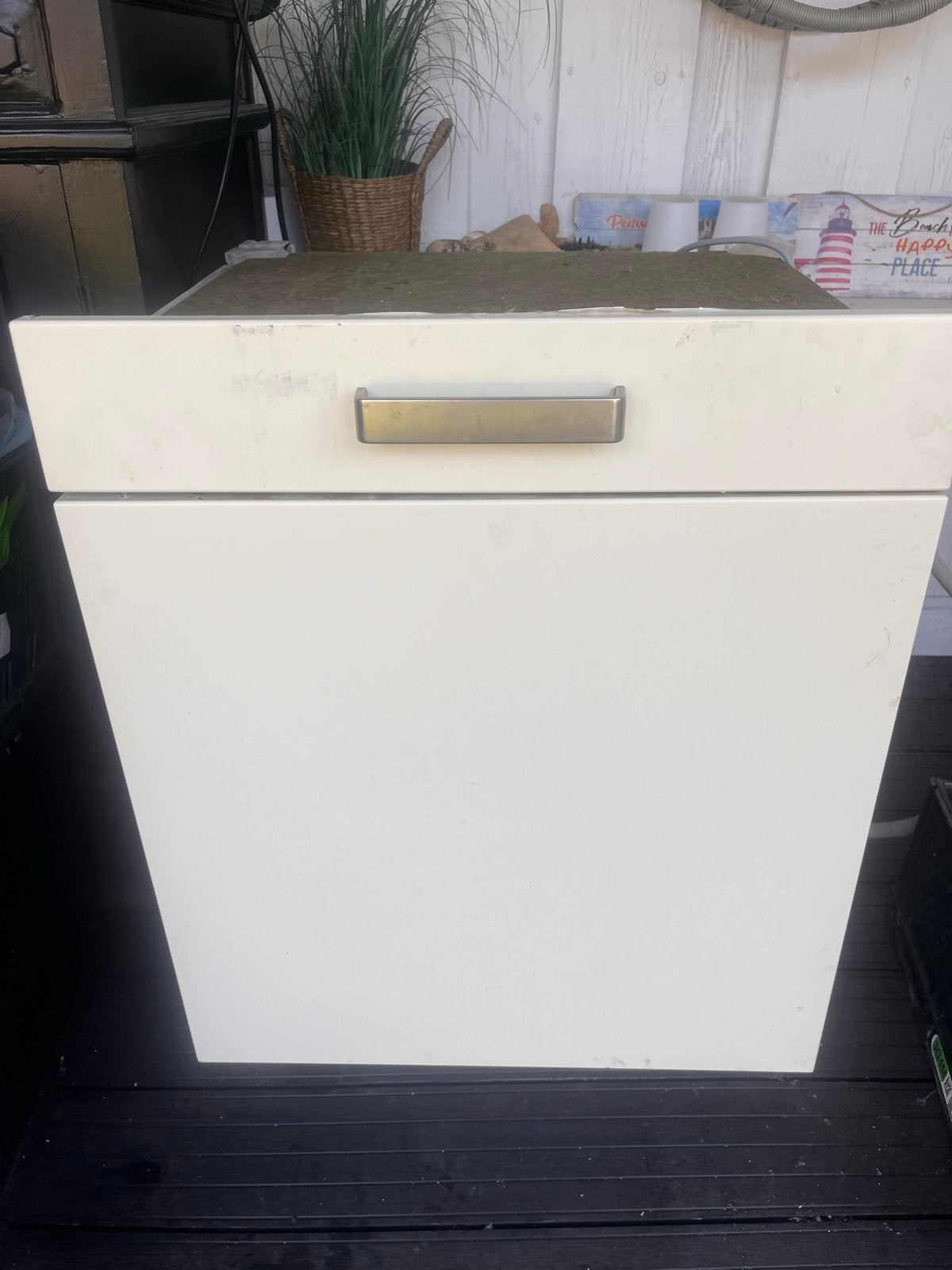 Siemens Inbouw vaatwasser 55/59 cm - Wit met handgreep, Ophalen, Gebruikt, Inbouw, 60 cm of meer