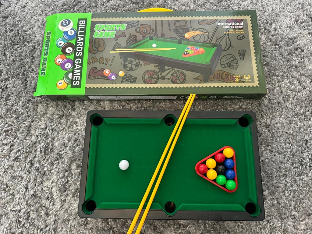 Poolset tafelmodel, Sport en Fitness, Ophalen of Verzenden, Nieuw, Pooltafel
