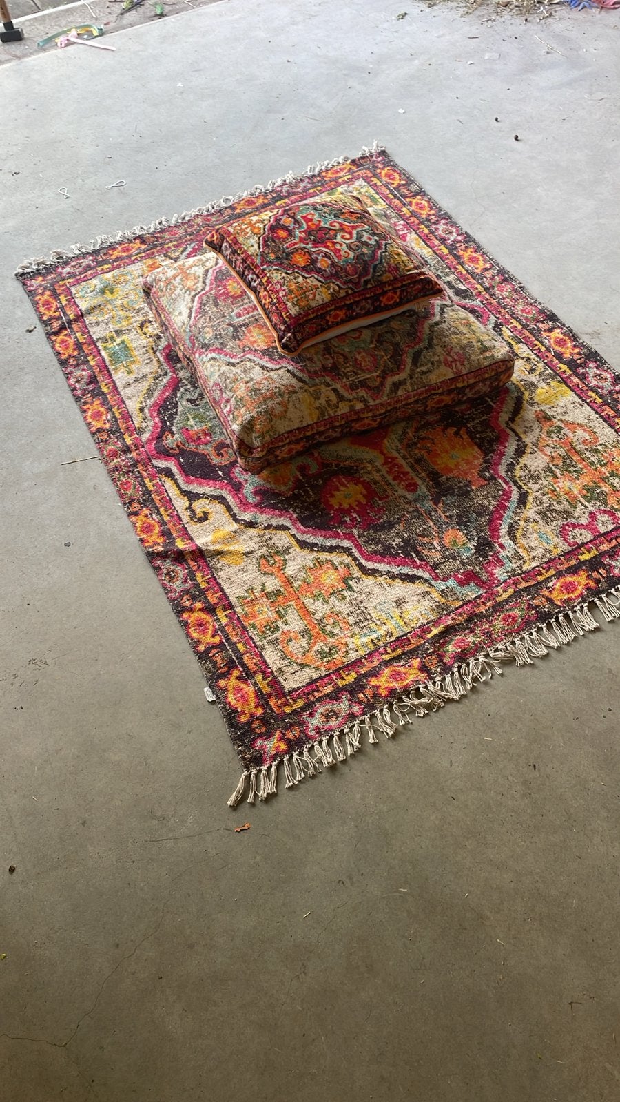 Vloerkleed 175x120cm - Bohemian Stijl, Ophalen, Gebruikt, 100 tot 150 cm, 150 tot 200 cm