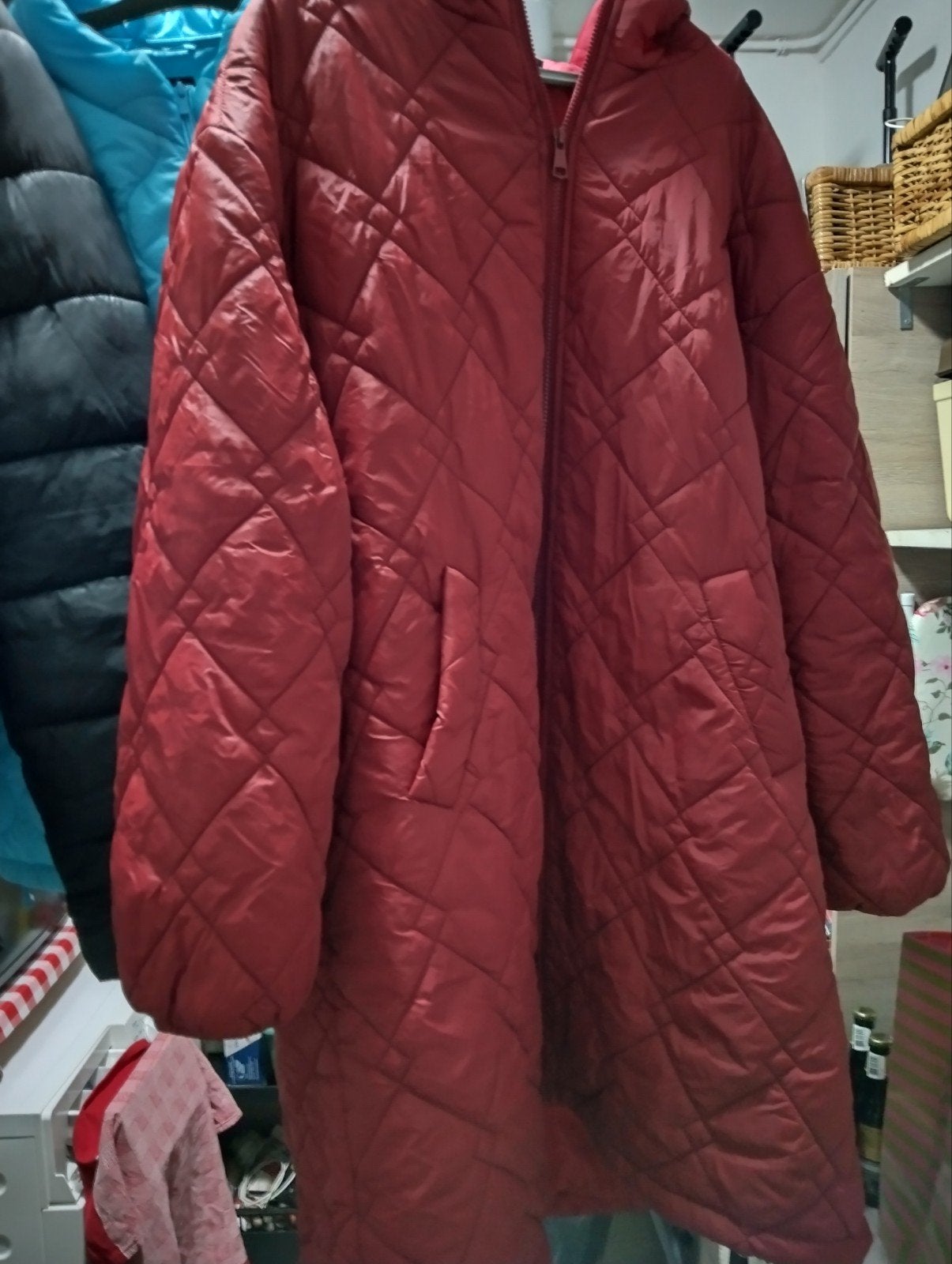 2 winter Jacks circa 44  en een lange jas, Ophalen, Gedragen, Maat 42/44 (L)