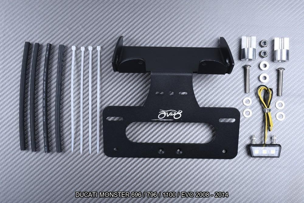 Kentekenplaathouder DUCATI MONSTER 696 796 1100 2008 - 2014, Verzenden, Nieuw