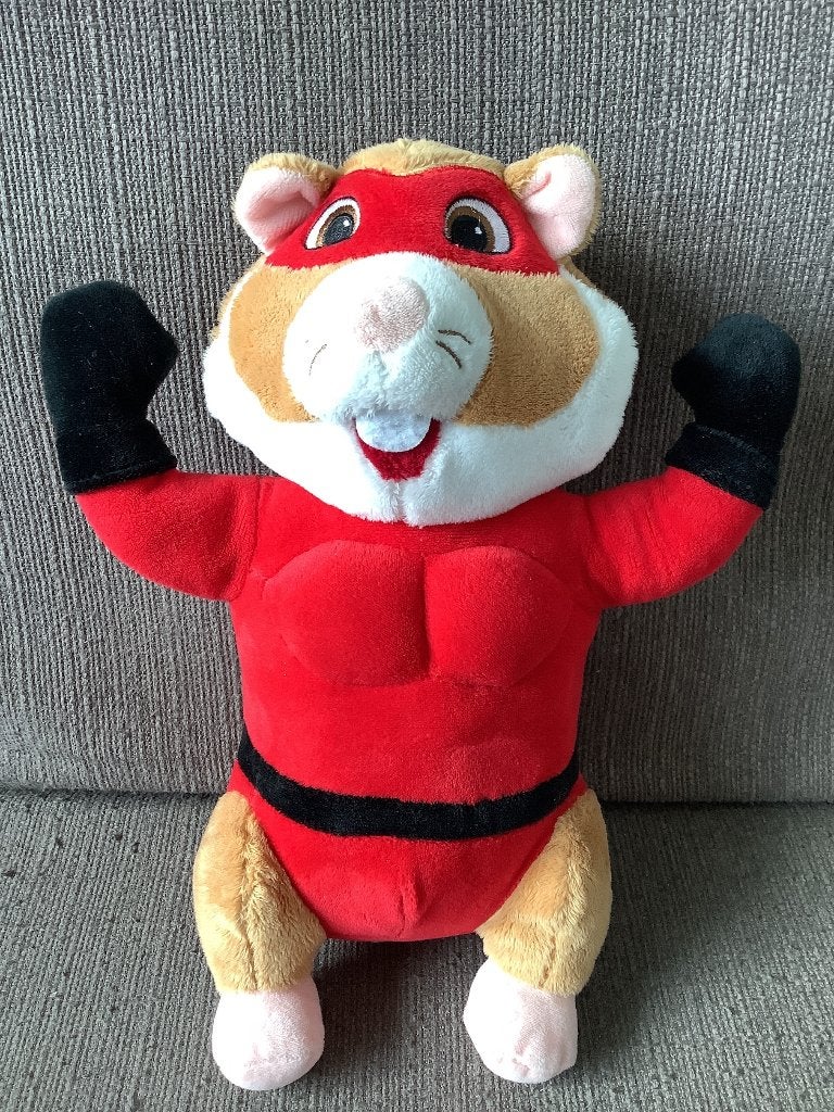 AH hamster held superheld rood pak en masker 6 euro, Ophalen of Verzenden, Zo goed als nieuw, Overige typen