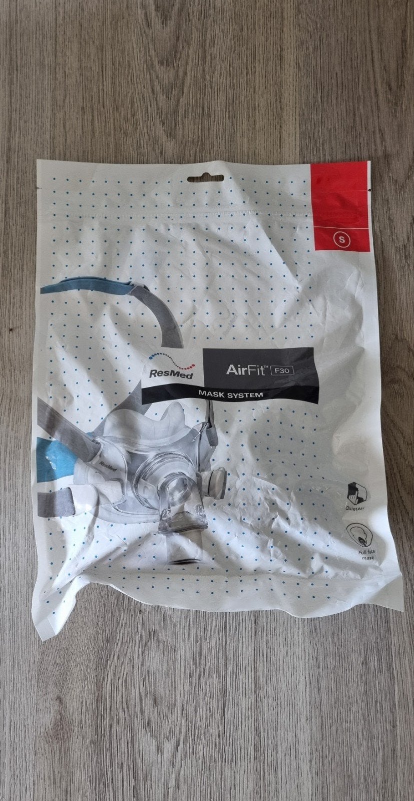 Nieuwe Apneu cpap resmed AirFit F30 MASK SYSTEM, Ophalen of Verzenden