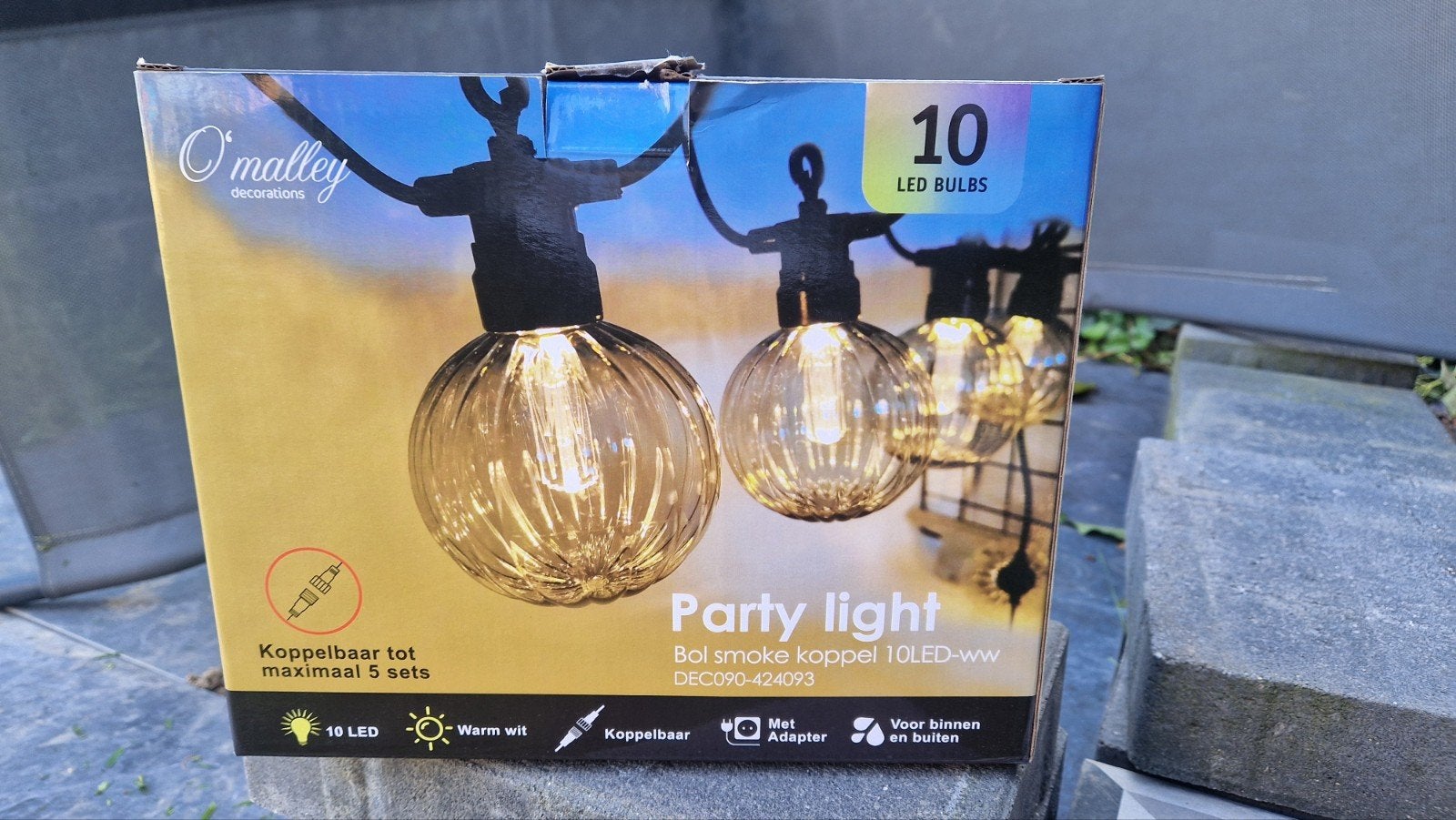 tuinverlichting 40 lampjes, Tuin en Terras, Ophalen, Kunststof, Minder dan 50 watt, Waterbestendig