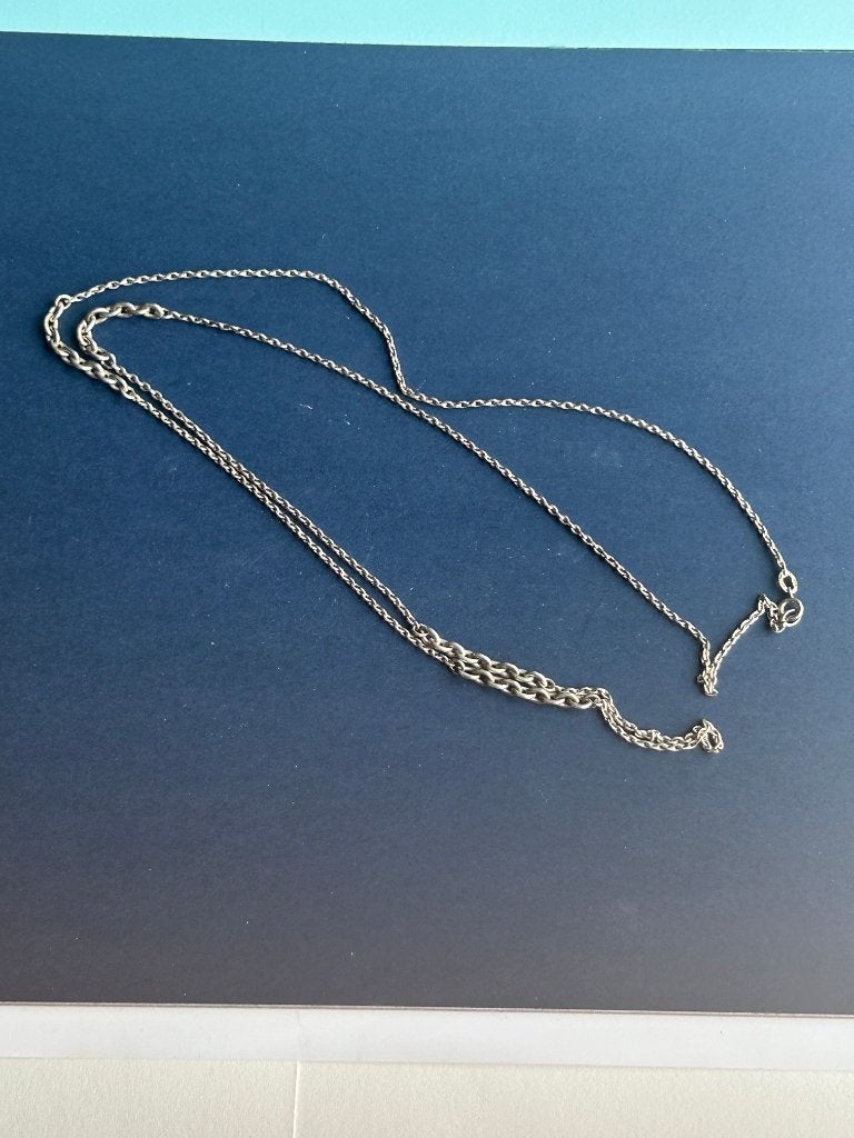 Klassieke ankerschakel, Antiek en Kunst, Antiek | Goud en Zilver, Ophalen of Verzenden, Zilver