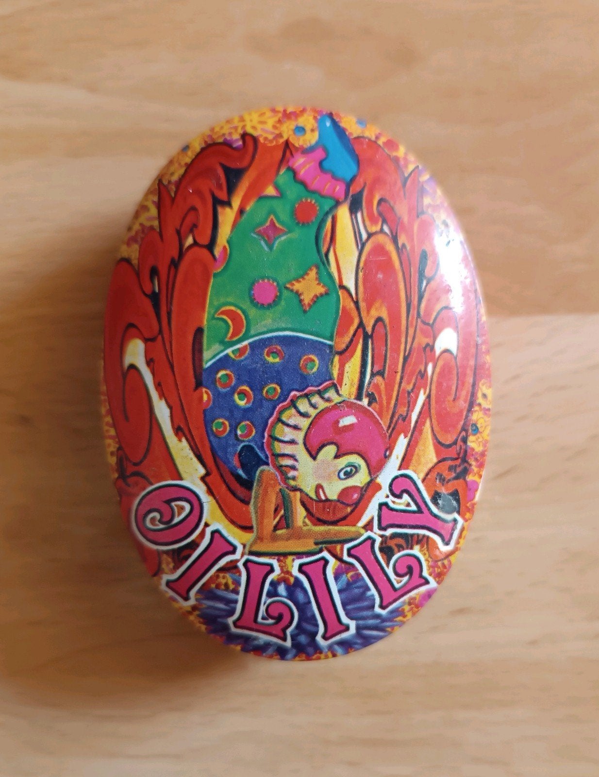 Vintage Oilily Zeep in metalen blik, Ophalen of Verzenden, Gebruikt