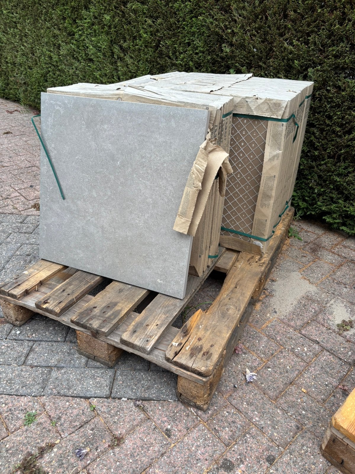 Nieuwe keramische tuintegels (60X60) van cerasolid, Ophalen, Keramiek, Nieuw, 5 tot 10 m²