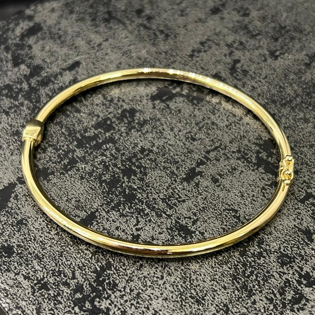 14k gouden armband slavenarmband nieuw, Ophalen of Verzenden, Zo goed als nieuw, Goud