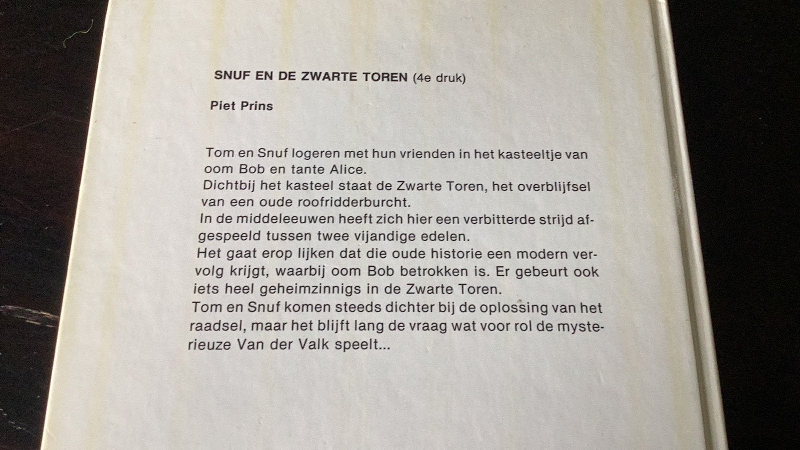 Snuf by Piet Prins, Ophalen of Verzenden, Zo goed als nieuw, Sprookjes