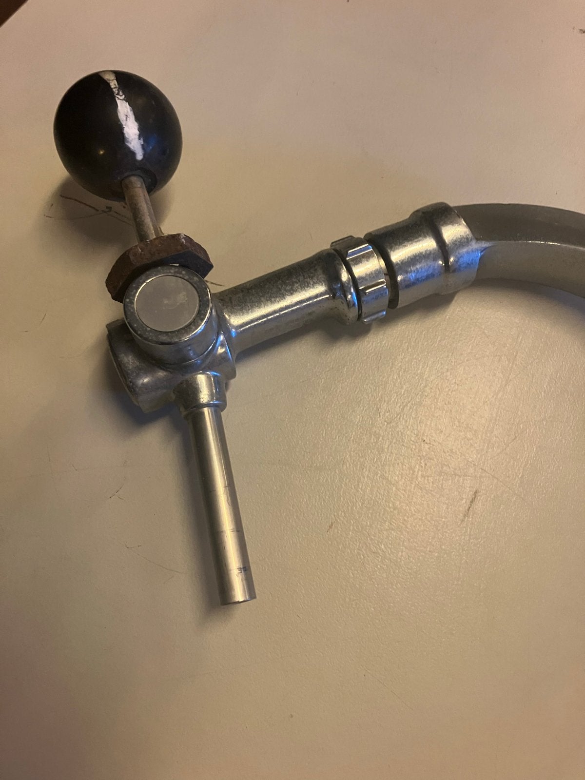 Biertapkraan met lange hals - Gebruikt, Ophalen, Gebruikt, Overige merken