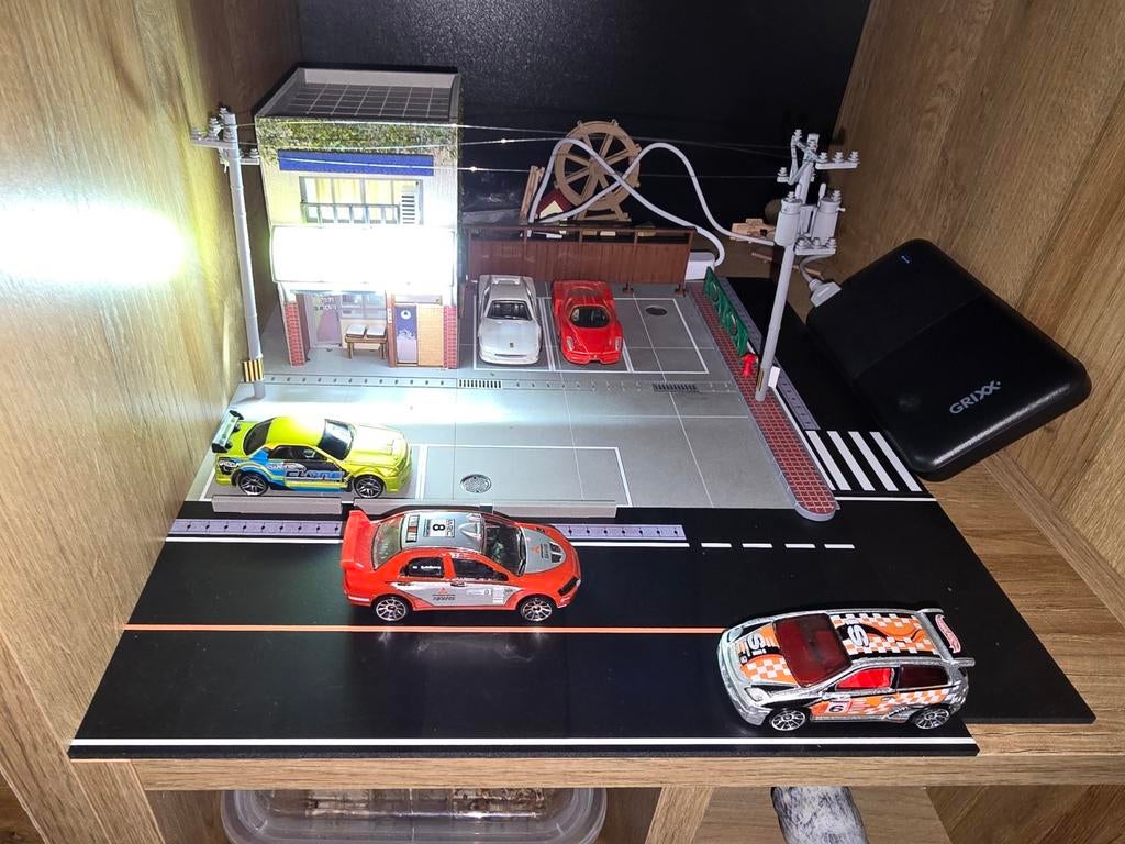 1:65 Diorama Tofu Shop Van - Initial D (excl. auto's), Overige merken, 1:50 of kleiner, Overige typen, Nieuw
