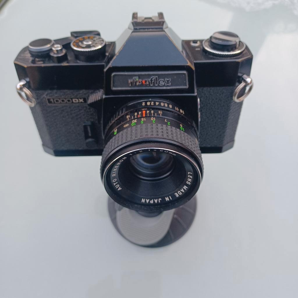 Ifbaflex 1000DX – met Auto Rikenon 50mm f/2, Ophalen of Verzenden, Gebruikt, Spiegelreflex, Overige Merken