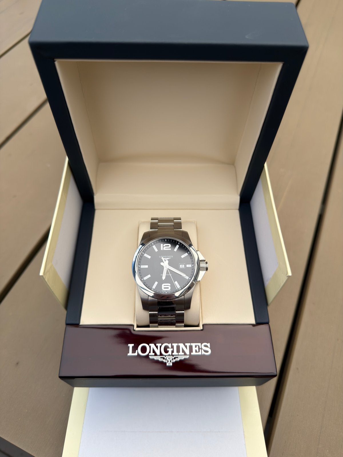 Longines Conquest 43mm (2020), Staal, Staal, Polshorloge, Zo goed als nieuw