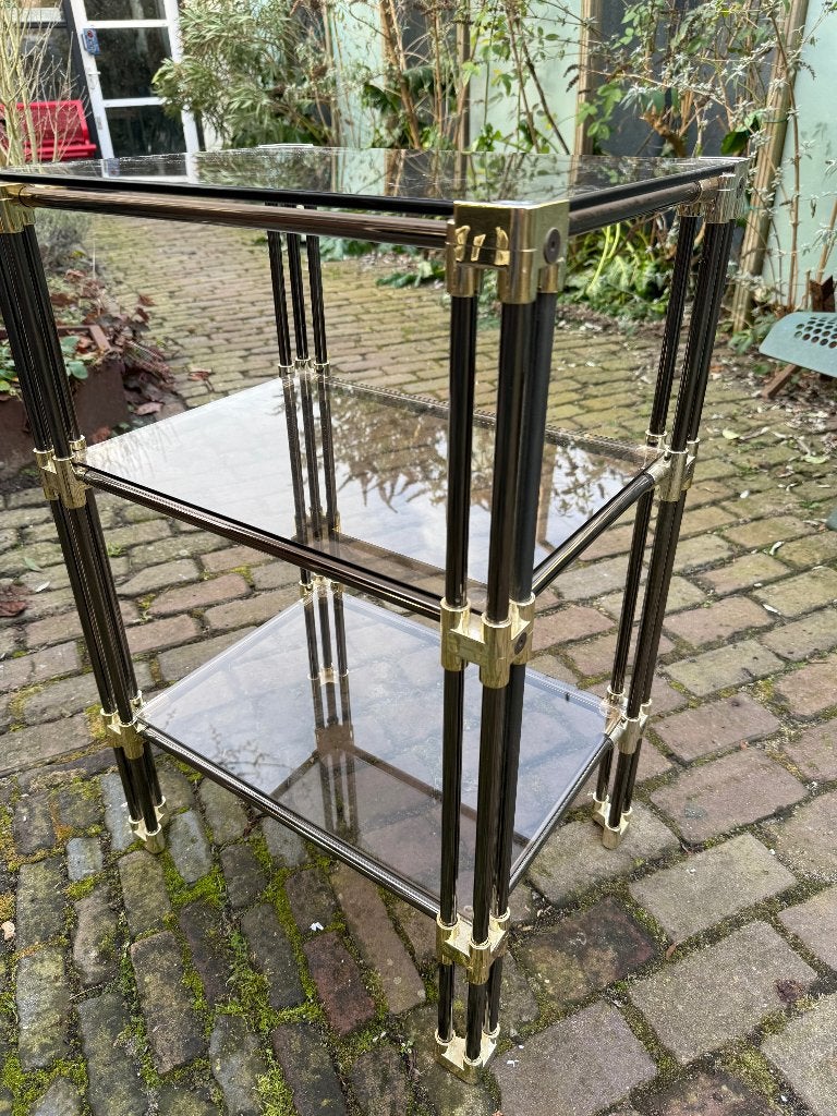 Etagere, sidetable, bijzettafel, Ophalen, Minder dan 55 cm, Gebruikt, Metaal of Aluminium