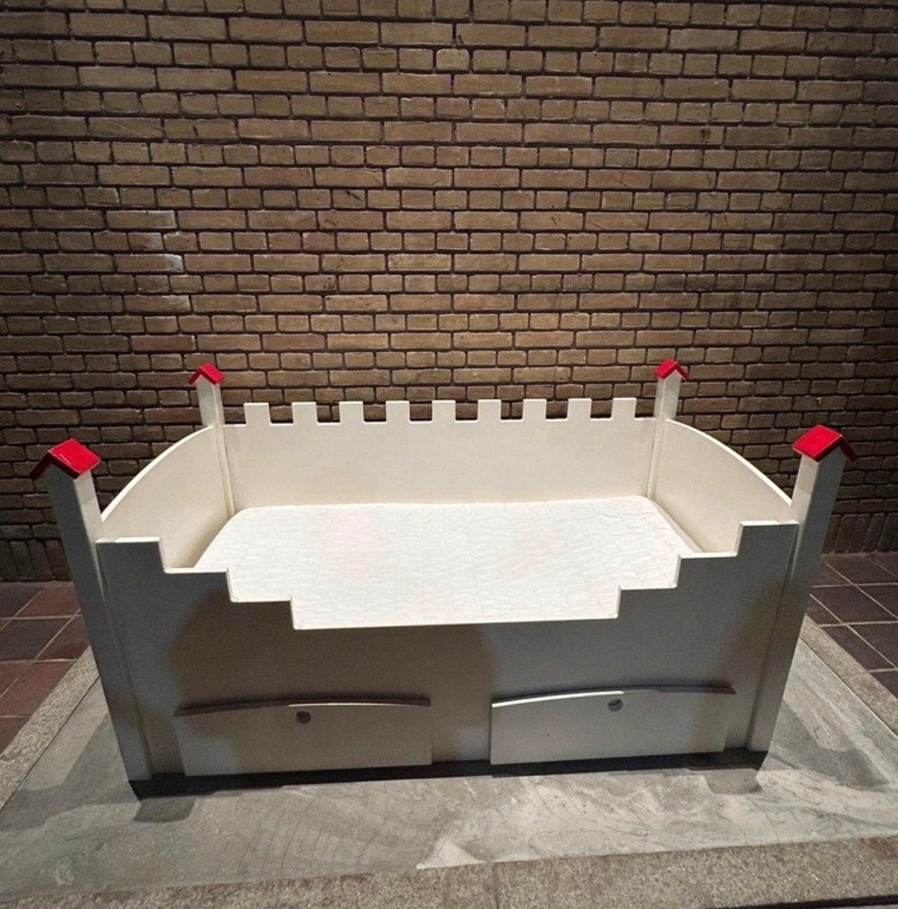 Kasteelbed met lattenbodem en schoon matrasje 150x70cm, Ophalen, Gebruikt, 70 tot 85 cm, 140 tot 160 cm