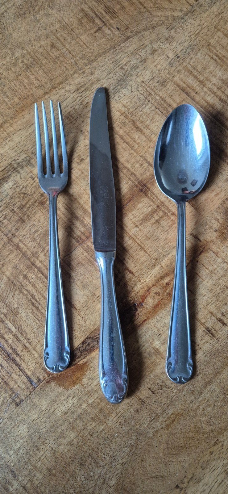 compleet bestek set, Ophalen