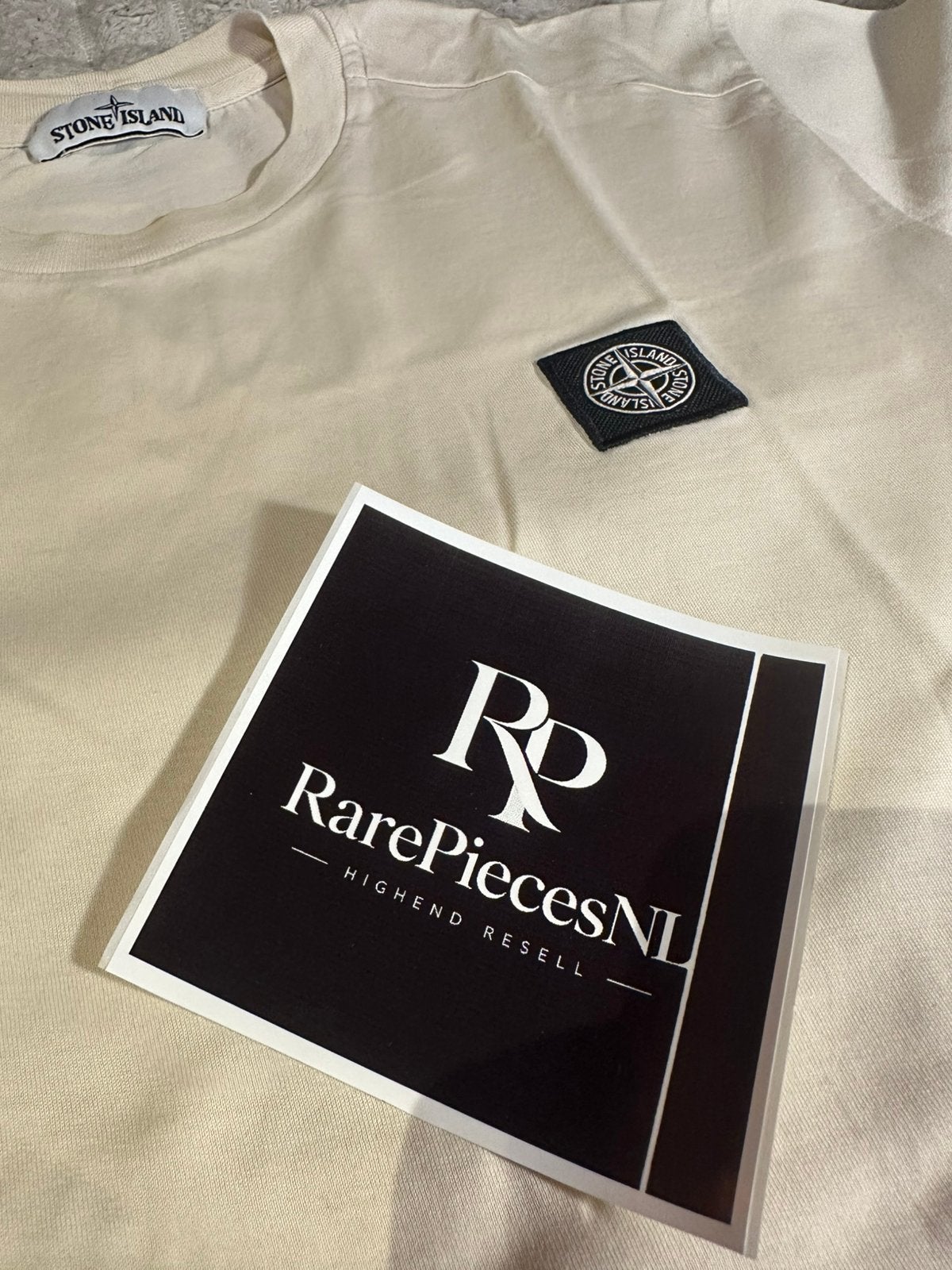 Stone Island T-Shirt S Beige 100% Origineel, Ophalen of Verzenden, Zo goed als nieuw, Beige