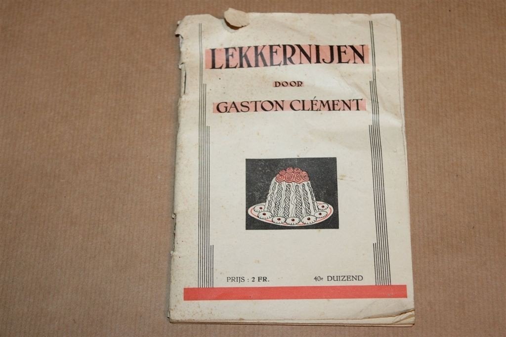 Lekkernijen — Gaston Clément, Confituren en Desserts, Ophalen of Verzenden, Gelezen