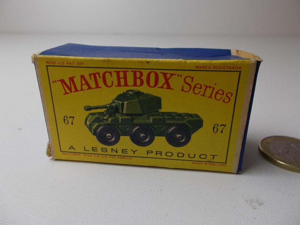 1961 Matchbox series Lesney Nr. 67A SALADIN (Alleen doosje!), Ophalen of Verzenden, Zo goed als nieuw, Overige typen, Lesney