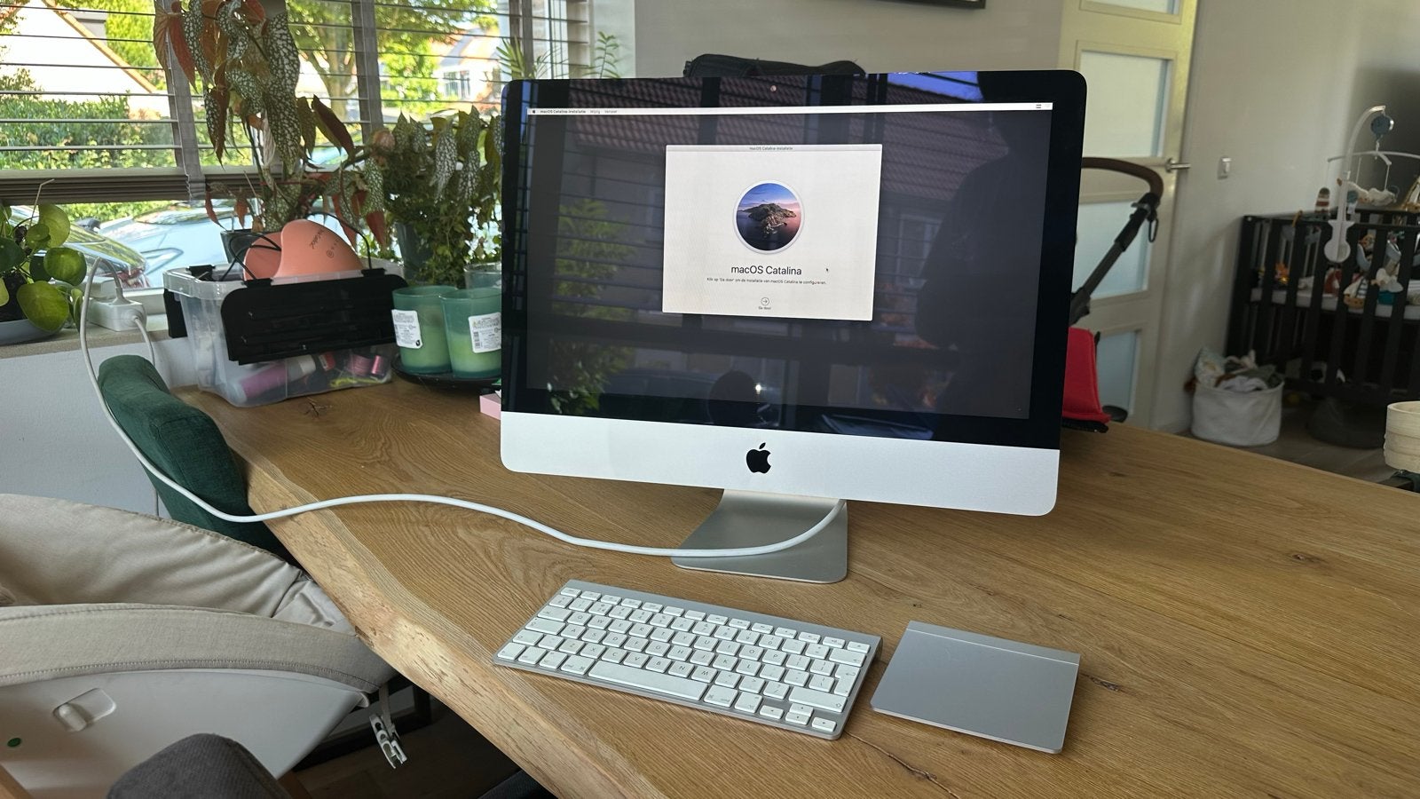 Apple iMac ‘21,5  met macOS Catalina en draagtas, Ophalen, Gebruikt, 2 tot 3 Ghz, 8 GB