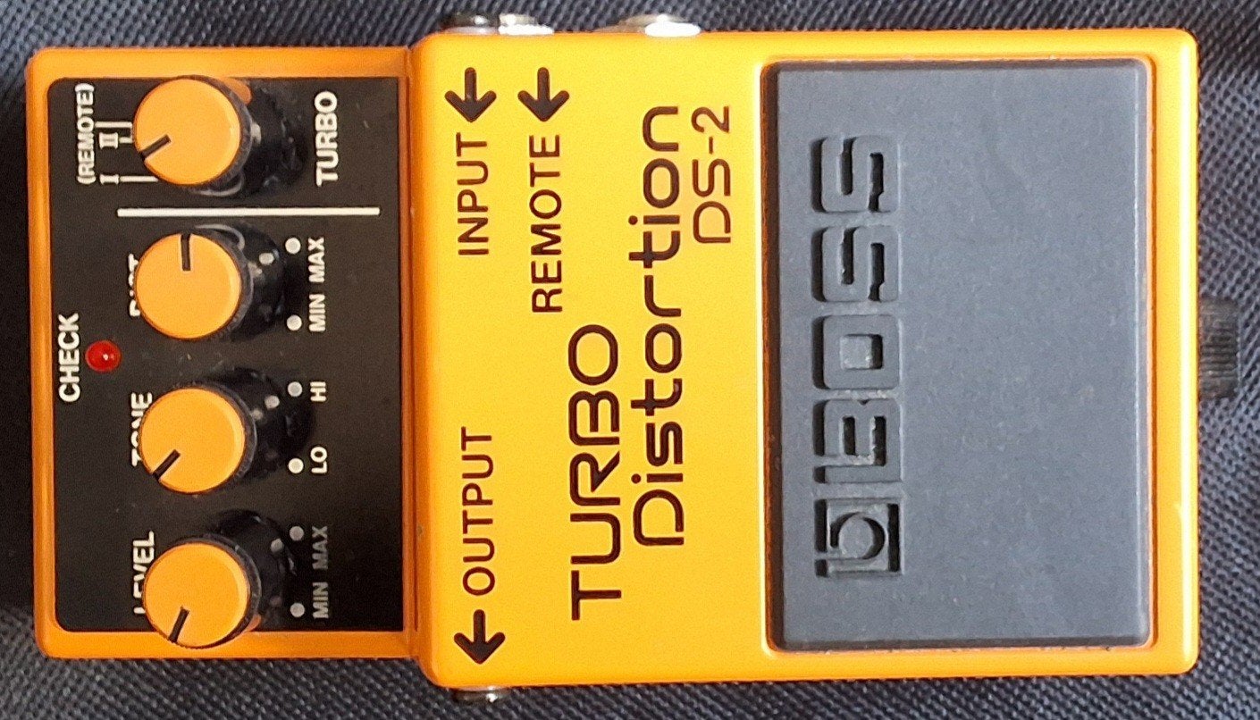 Pedaal BOSS Turbo Distortion DS-2 silver label mint conditie, Ophalen of Verzenden, Zo goed als nieuw