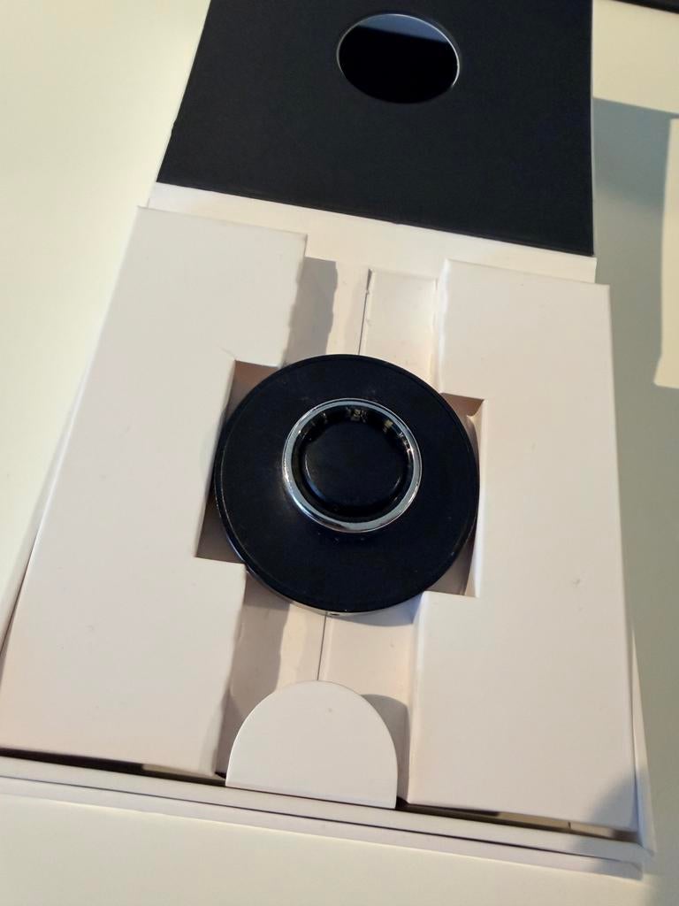 Oura Ring 3 Zilver maat 8, Sieraden, Tassen en Uiterlijk, Activity trackers, Zo goed als nieuw, Android, Zilver, Waterdicht, Ophalen
