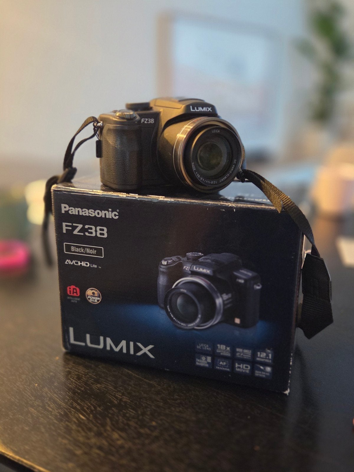 Panasonic Lumix FZ38 Bridgecamera met accessoires, Ophalen, Gebruikt, Panasonic, Draagriem