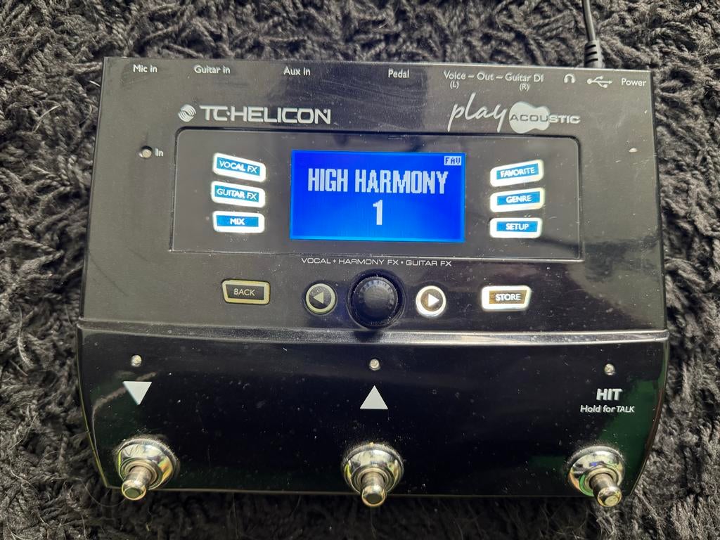 TC Helicon Play Acoustic Vocal & Gitaar Multi-effectpedaal, Muziek en Instrumenten, Effecten, Ophalen of Verzenden, Zo goed als nieuw