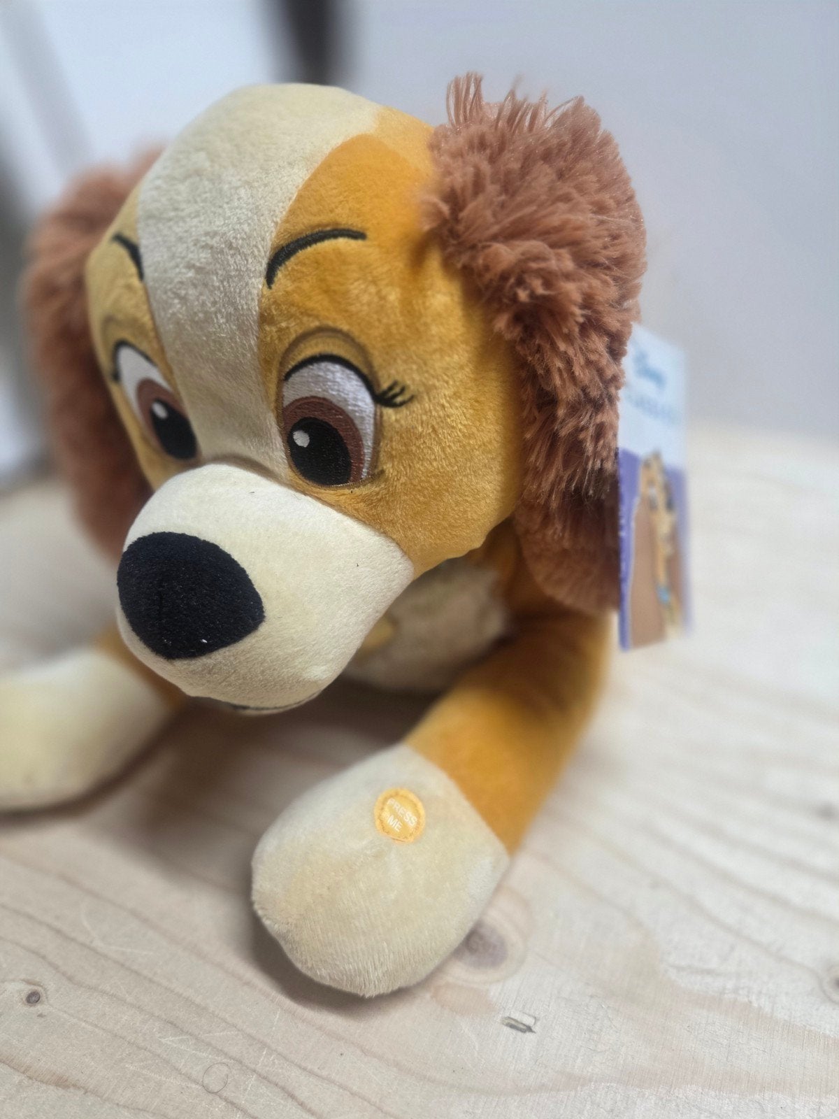 disney knuffel Lady, Ophalen of Verzenden, Zo goed als nieuw