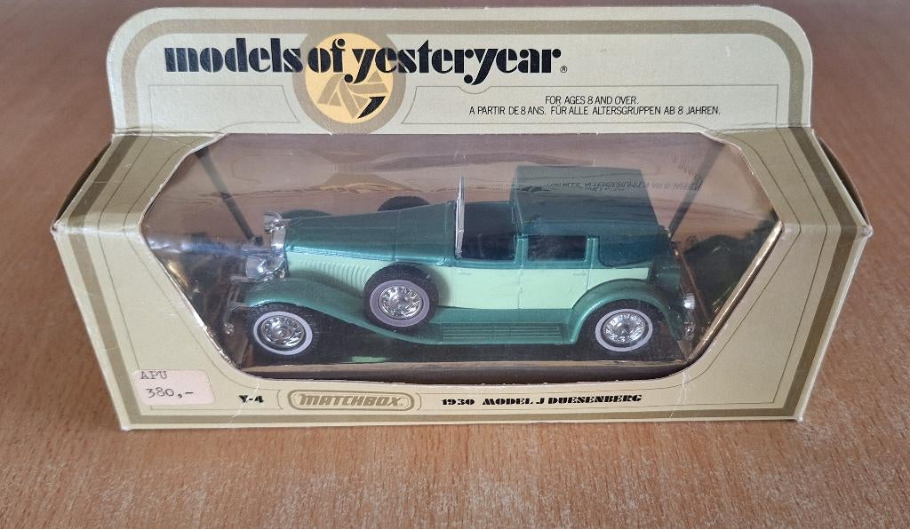 models of yesteryear, Y-4 Duesenberg 1930, Matchbox, Ophalen of Verzenden, Zo goed als nieuw, Auto, Matchbox