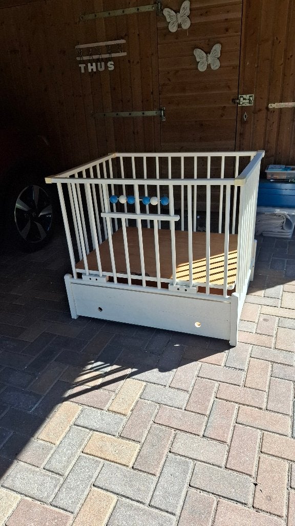babybox box, Kinderen en Baby's, Boxen, Ophalen, Gebruikt, Vierkant, In hoogte verstelbaar
