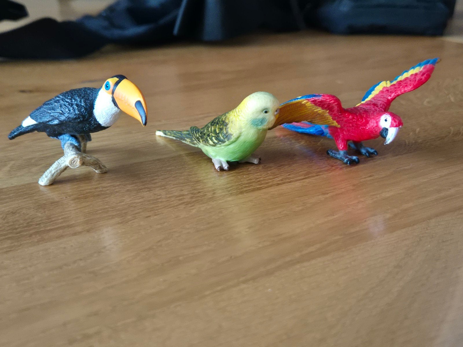 Schleich vogels: parkiet, papegaai en toekan, Ophalen of Verzenden, Jongen of Meisje