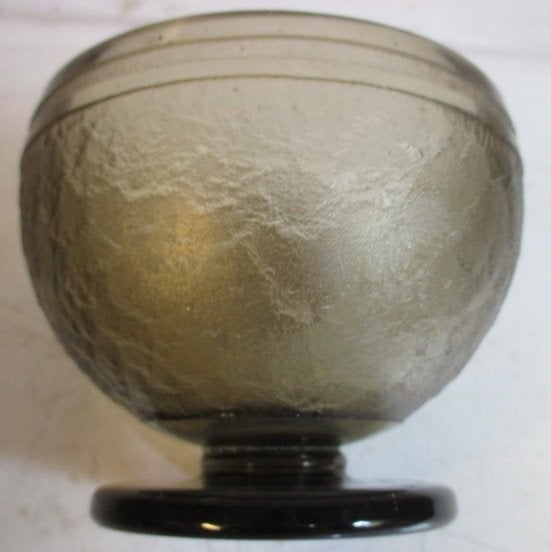 art deco frosted glas Schneider schaal Le Verre Francais 31, Verzenden