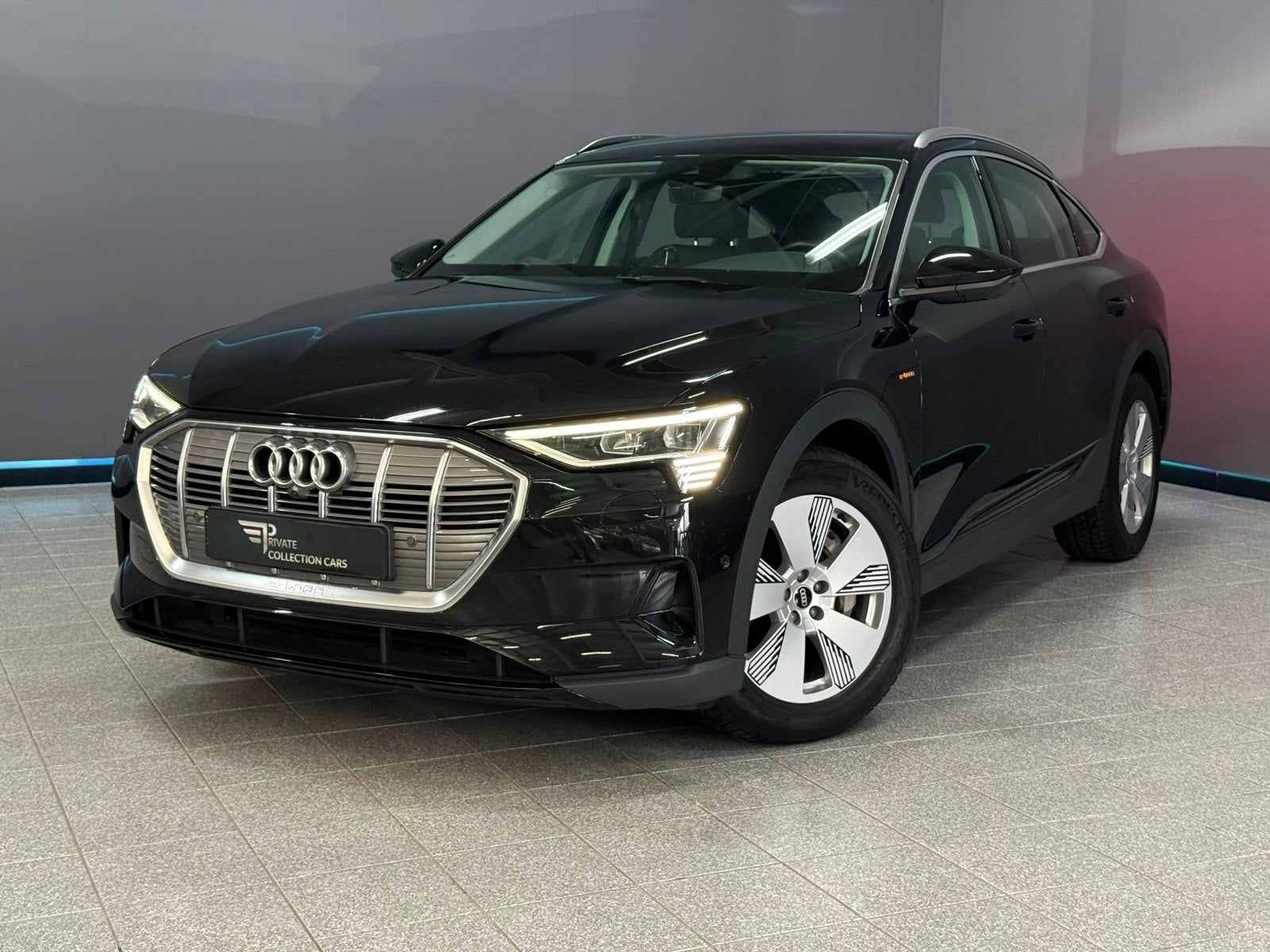 Audi e-tron Sportback 50 quattro S edition 71 kWh (bj 2020), Automaat, Zwart, Zwart, Leder