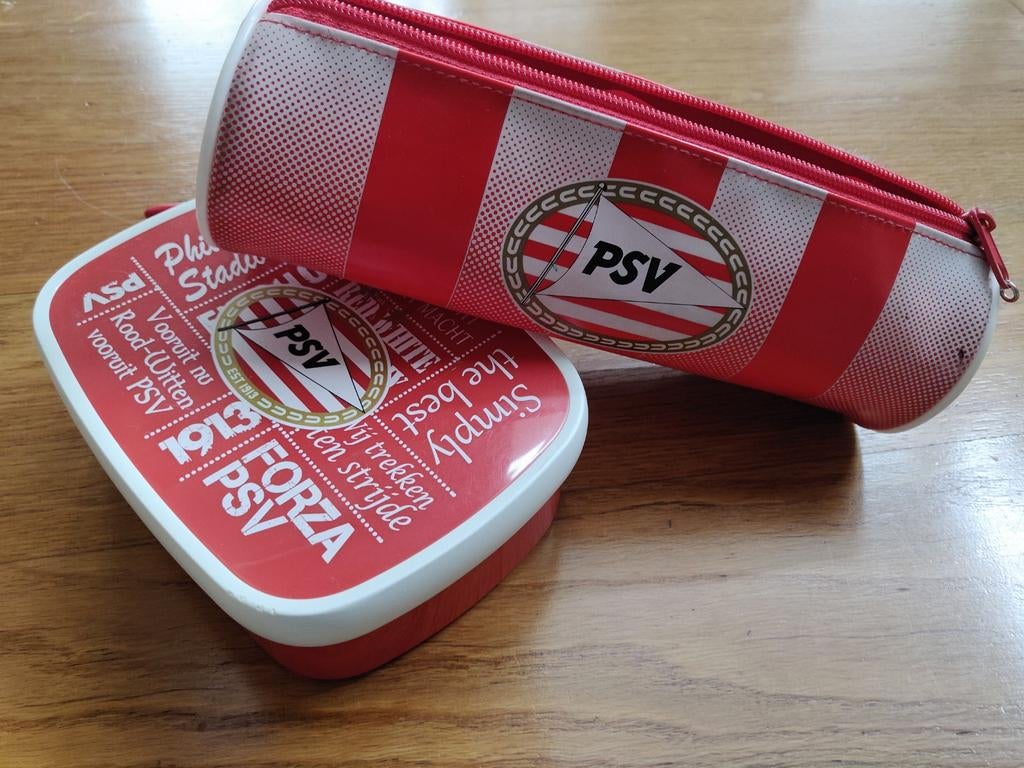 Broodtrommel en schooletui psv, Ophalen of Verzenden, Zo goed als nieuw