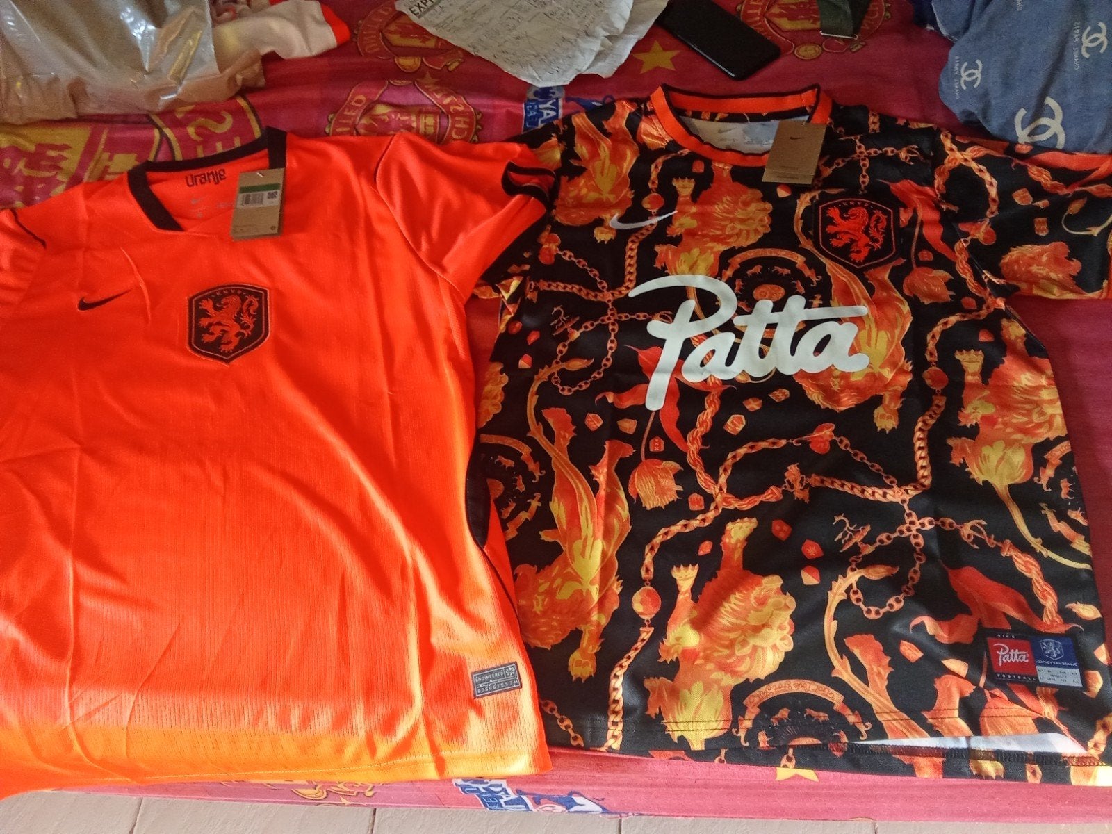 Nederlandselftal maten L.2 stuks, Ophalen of Verzenden, Shirt