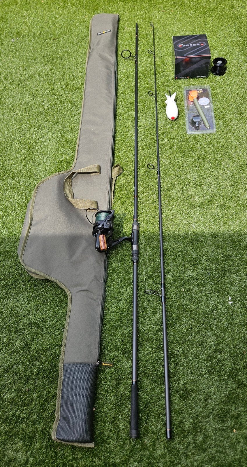 Spond hengel met molen /spond- en markerset Sonik, Watersport en Boten, Ophalen, Zo goed als nieuw, Complete set