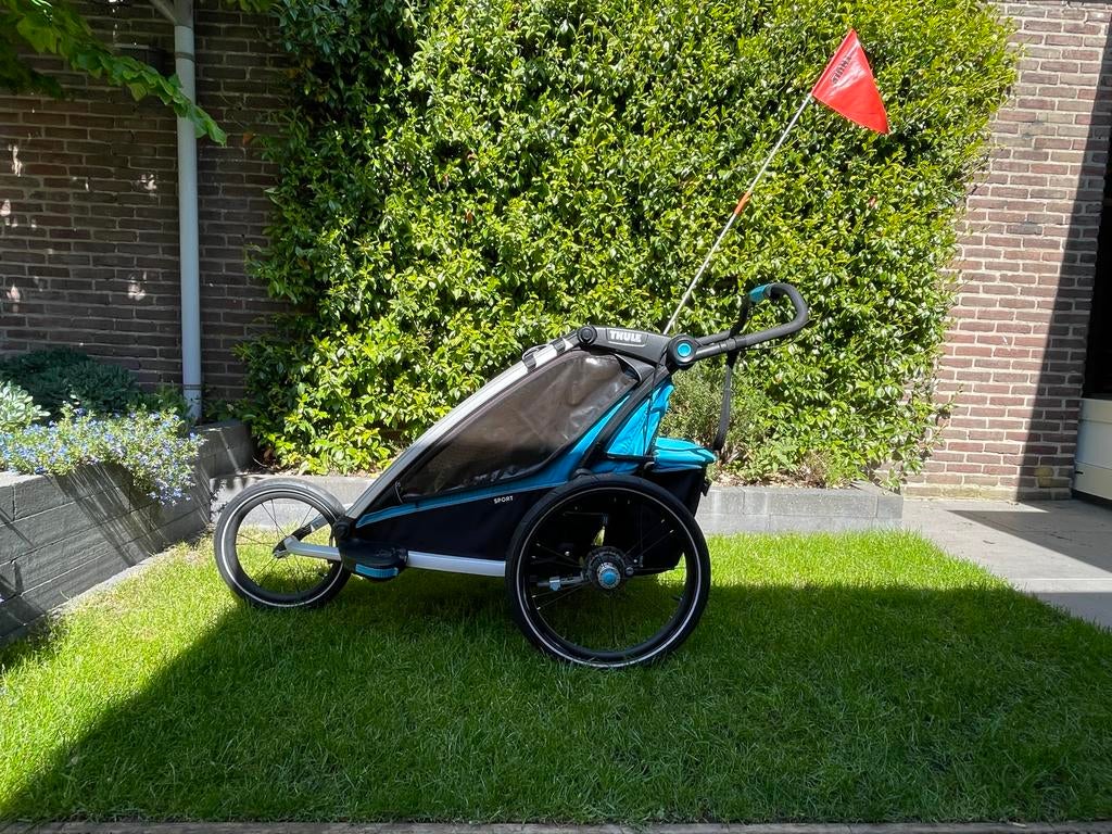 Thule Chariot Sport 1 fietskar / hardloopkar, Ophalen, Gebruikt, Vering, 20 tot 40 kg