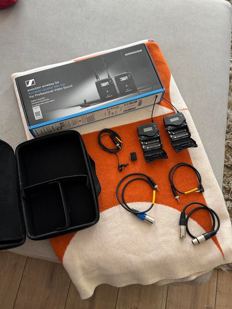 Sennheiser EW 100 G4 Draadloze Microfoon Set, Ophalen, Zo goed als nieuw, Instrumentmicrofoon, Draadloos