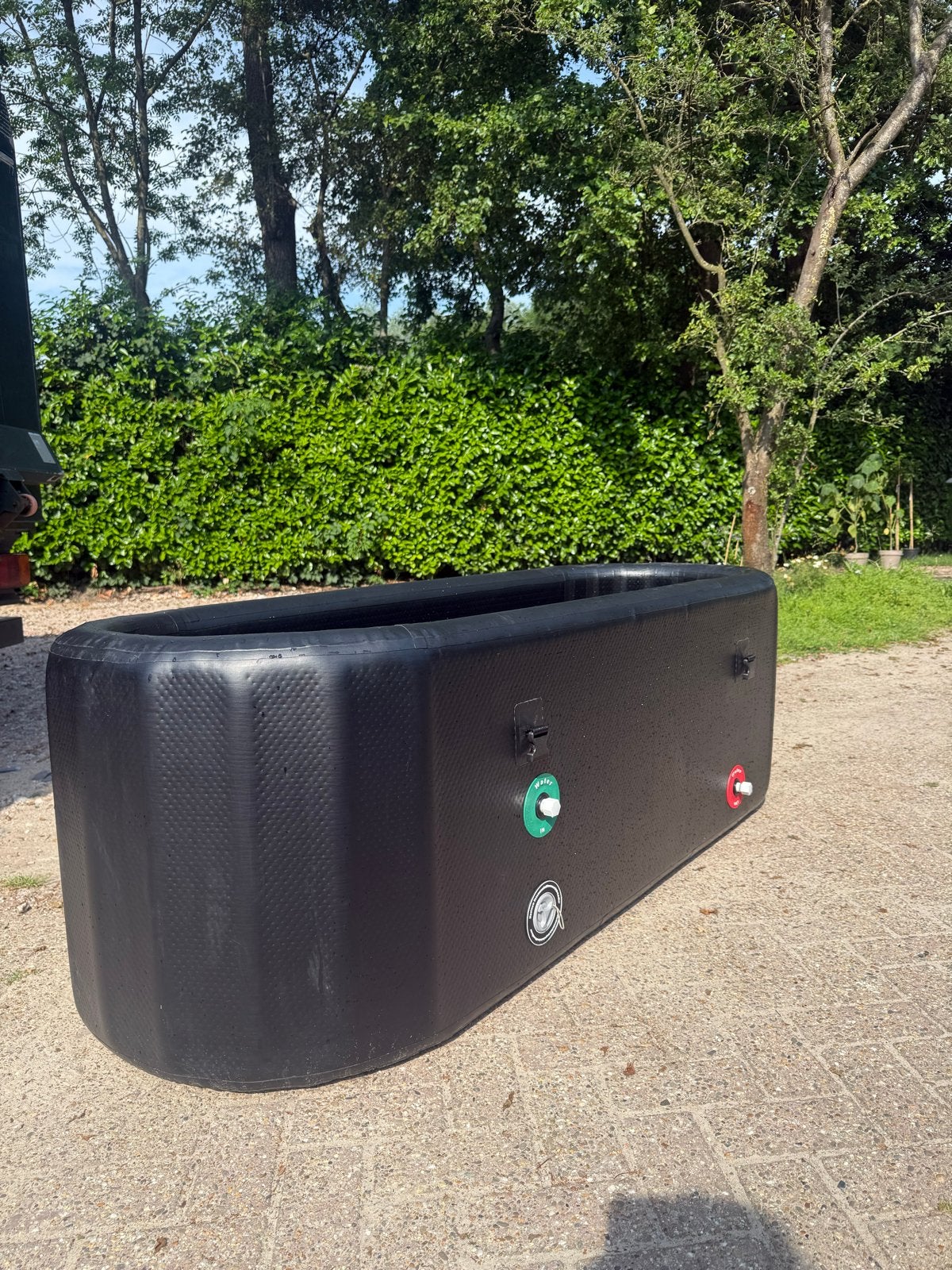 Opblaasbaar IJsbad - Ideaal voor Koudetherapie, Tuin en Terras, Zwembaden, Ophalen, Minder dan 80 cm, Opblaaszwembad, Ovaal