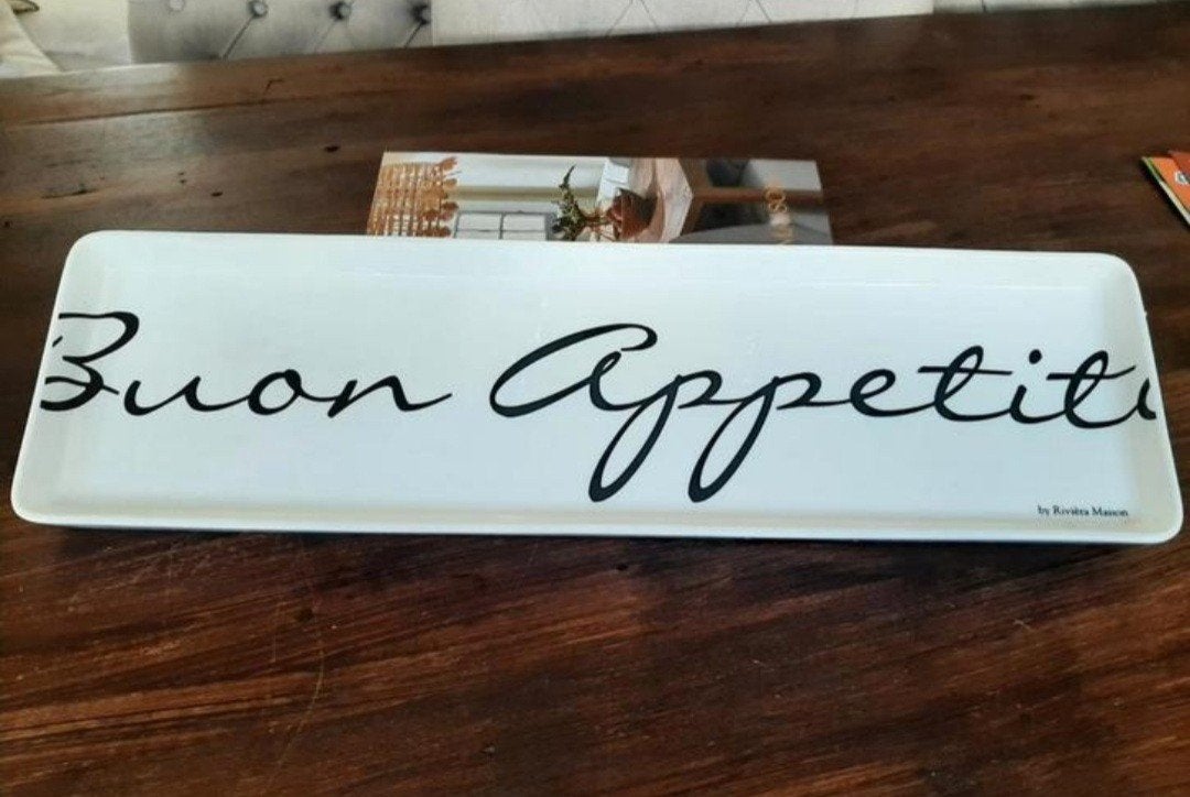 Nieuwe Rivièra Maison Buon Appetito rechthoekige schaal, Ophalen of Verzenden, Nieuw