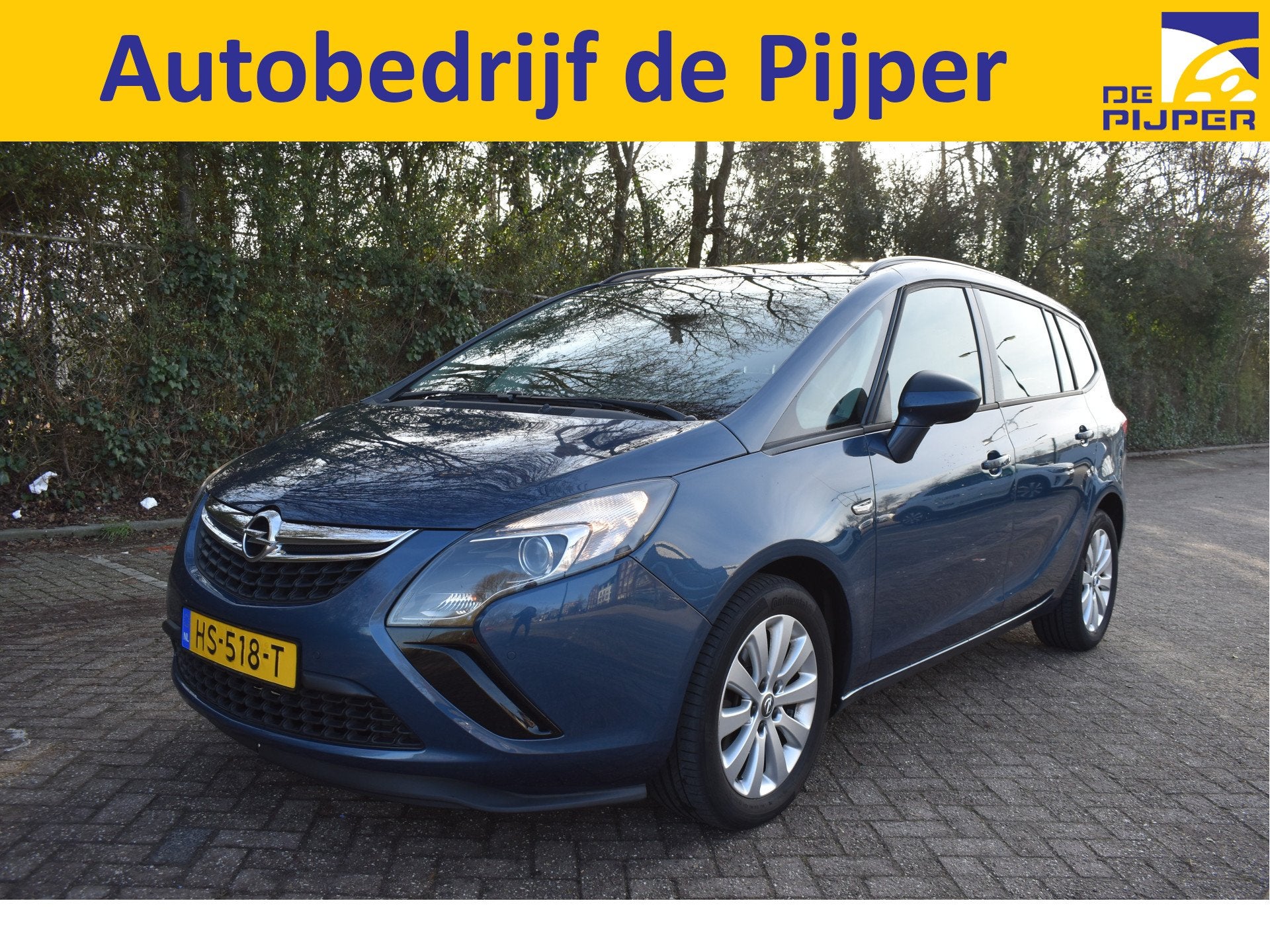 Opel Zafira Tourer 1.4 T Edition Nav | NL Auto | 7 Seat | Au, Auto's, Opel, Gebruikt, Euro 6, 4 cilinders, Blauw