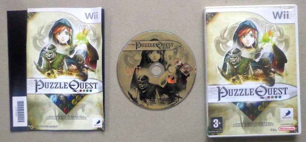 Puzzle Quest Challenge Of The Warlords voor de Nintendo Wii, Puzzel en Educatief, 1 speler, Ophalen of Verzenden, Zo goed als nieuw